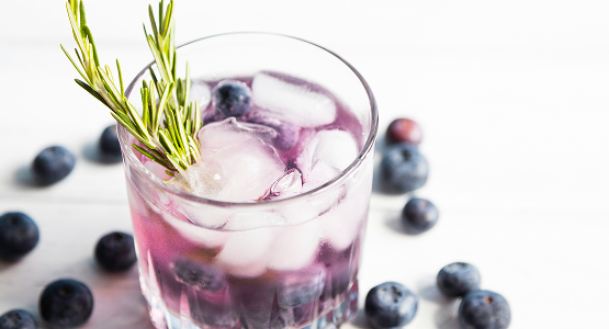 blueberry gin lemonade