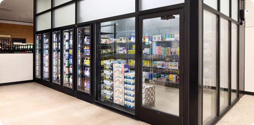 beer selection at the goods