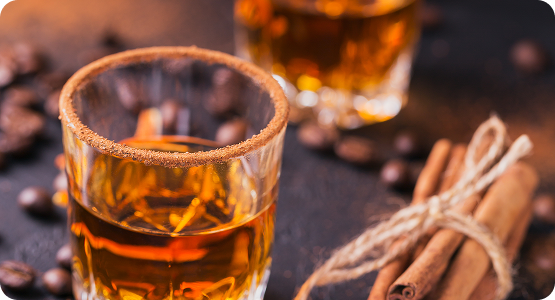 cinnamon bourbon old fashioned